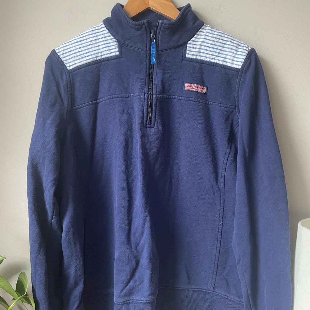 Vineyard Vines Quarter Zip-Size Large